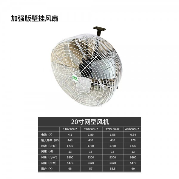Enhanced wall mounted fan